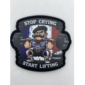 Patch Velcro Homme Very Bad Wod Stop Crying Start Lifting