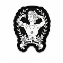 STRONG BEAUTY black 3D PVC velcro patch | VERY BAD WOD