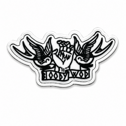 FRAN white 3D PVC velcro patch for athlete | VERY BAD WOD