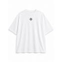 Unisex white oversized T-Shirt ALWAYS WITH MY BUDDYS | VERY BAD WOD