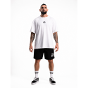 T-Shirt oversize unisexe blanc ALWAYS WITH MY BUDDYS | VERY BAD WOD