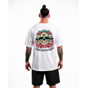 T-Shirt oversize unisexe blanc ALWAYS WITH MY BUDDYS | VERY BAD WOD