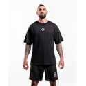 Unisex black oversized T-Shirt ALWAYS WITH MY BUDDY | VERY BAD WOD
