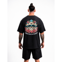 Unisex black oversized T-Shirt ALWAYS WITH MY BUDDY | VERY BAD WOD