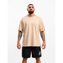 T-Shirt oversize unisexe greige brown SAINT OF MY TIME | VERY BAD WOD