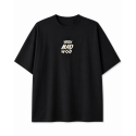 T-Shirt oversize unisexe noir SAINT OF MY TIME | VERY BAD WOD