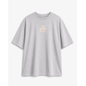 T-Shirt oversize unisexe vert de gris WAKE UP BEFORE TIME CAP | VERY BAD WOD