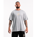 Unisex grey green oversized T-Shirt WAKE UP BEFORE TIME CAP | VERY BAD WOD