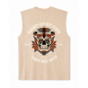 Very Bad Wod Oversized Muscle Tank Saint of my time Greige Brown