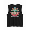 Very Bad Wod Oversized Muscle Tank Always with my buddys Black