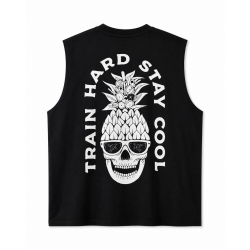 Muscle Tank Oversize Very Bad Wod Train hard stay cool noir Muscle tank sport