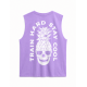 Muscle Tank Oversize Violet clair Train hard stay cool Very Bad Wod