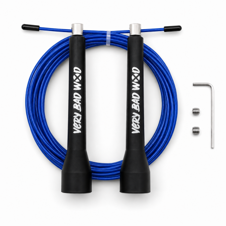 Corde à sauter Very Bad WOD Jumpy 2.0 câble bleu