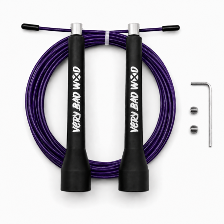 Corde à sauter Very Bad WOD Jumpy 2.0 câble violet