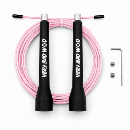 Corde à sauter Very Bad WOD Jumpy 2.0 rose pour CrossFit®