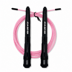 Corde à sauter Very Bad Wod Stormy noire câble rose