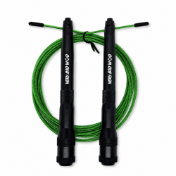 Corde à sauter Very Bad Wod Stormy noire câble vert