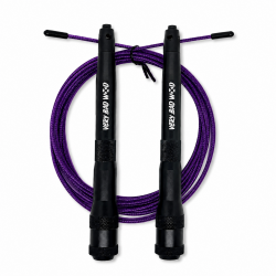 Corde à sauter Very Bad Wod Stormy noire câble violet
