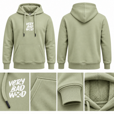 Sweat capuche unisexe THE SWEETY Vert Pomme | VERY BAD WOD