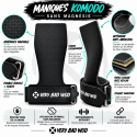 Maniques sans magnésie CrossFit petite taille KOMODO Kevlar noires – Very Bad Wod