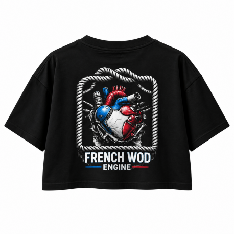 Crop top femme oversize French Wod Engine – Very Bad Wod