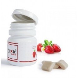 CBD Chewing Gum 200 mg Strawberry | HEXA3