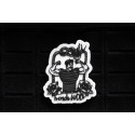 Patch PVC 3D velcro blanc FRENCH WOD pour athlète | VERY BAD WOD