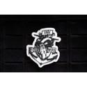 INK YOUR WOD white 3D PVC velcro patch for athlete | VERY BAD WOD