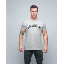 Unisex T-shirt grey DEATHLESS| VERY BAD WOD x WILL LENNART TATOO