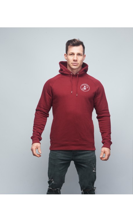 dark red hoodie women's