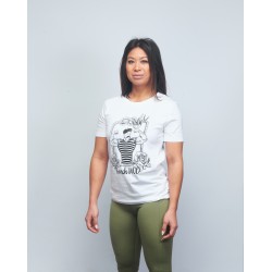 T-shirt Femme blanc FRENCH WOD | VERY BAD WOD x WILL LENNART TATOO