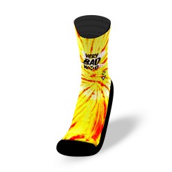 Yellow workout socks TIE DIE HOT | VERY BAD WOD