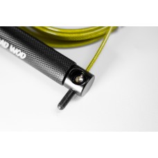Corde à sauter noire câble jaune Speed + | VERY BAD WOD