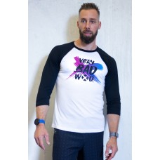 T-shirt 3/4 black and white Brush Original |VERY BAD WOD